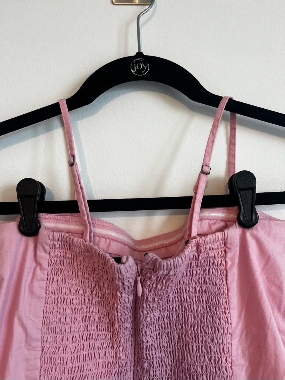 Abercrombie & Fitch Strapless Light Pink Bubble-Hem Mini Dress - Picture 4 of 6